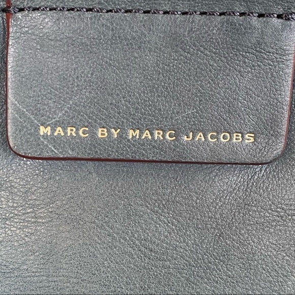 NWT Marc Jacobs Moto Purse Hopper Green Italian Leather Handbag NEW $498 Large - Picture 3 of 14